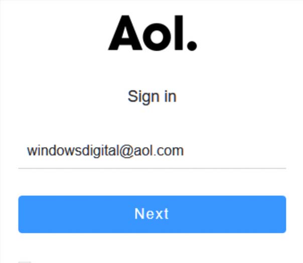 接管他人的 AOL 邮箱